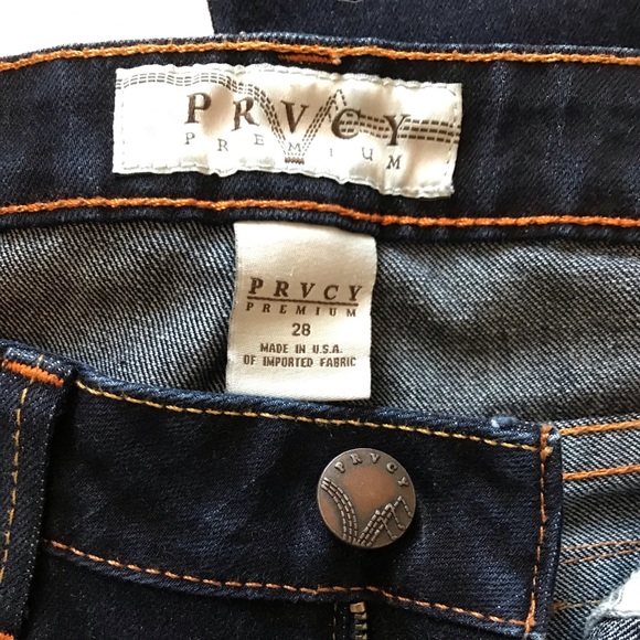 PRVCY MALIBU HILLS Flap Pocket Low Bootcut Size 28 - Picture 3 of 8
